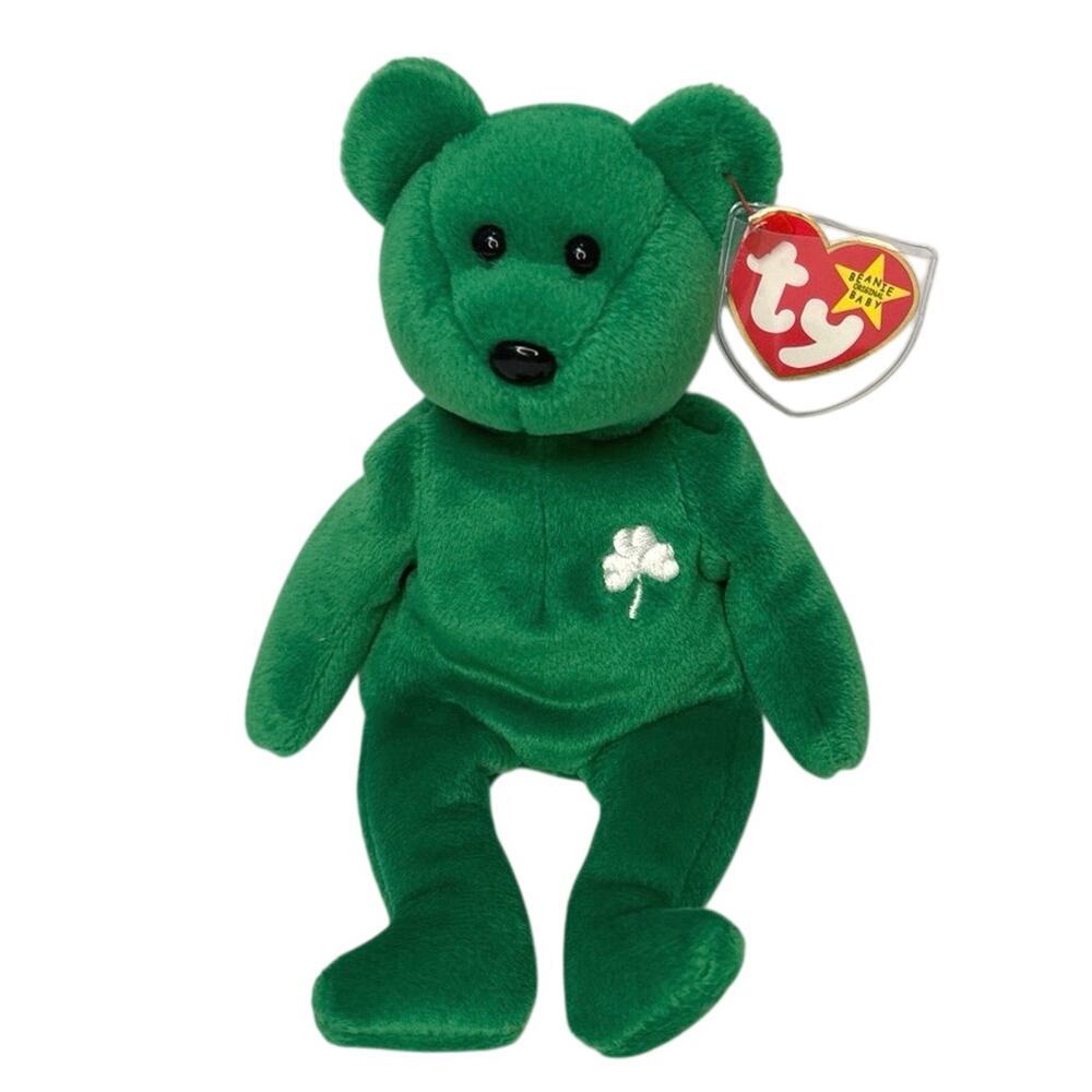 Ty Beanie Baby Erin The Bear 1997 Retired Plush Toy